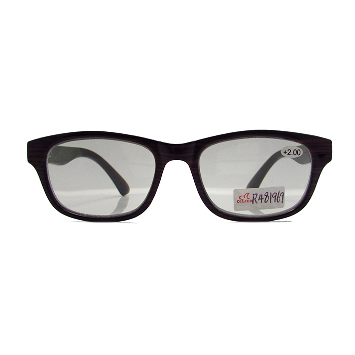 Photochromic outdoor reading sunglasses made of imitation wood