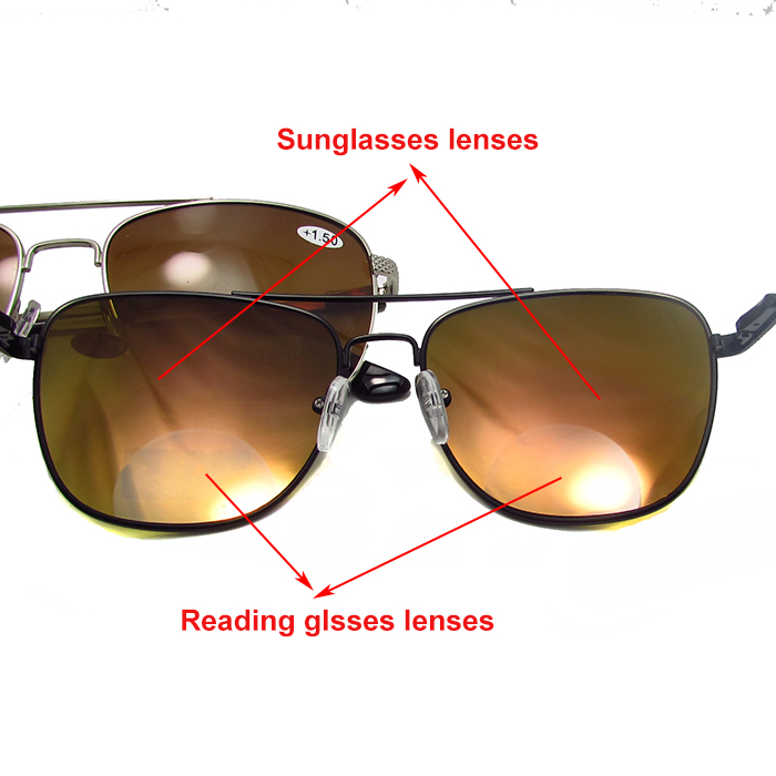 Bifocal readers sunglasses
