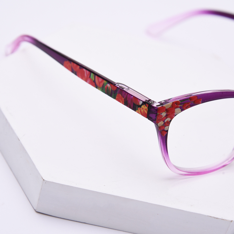Women's Print Fashion Vintage Flower Readers Resin PC Reading Glasses