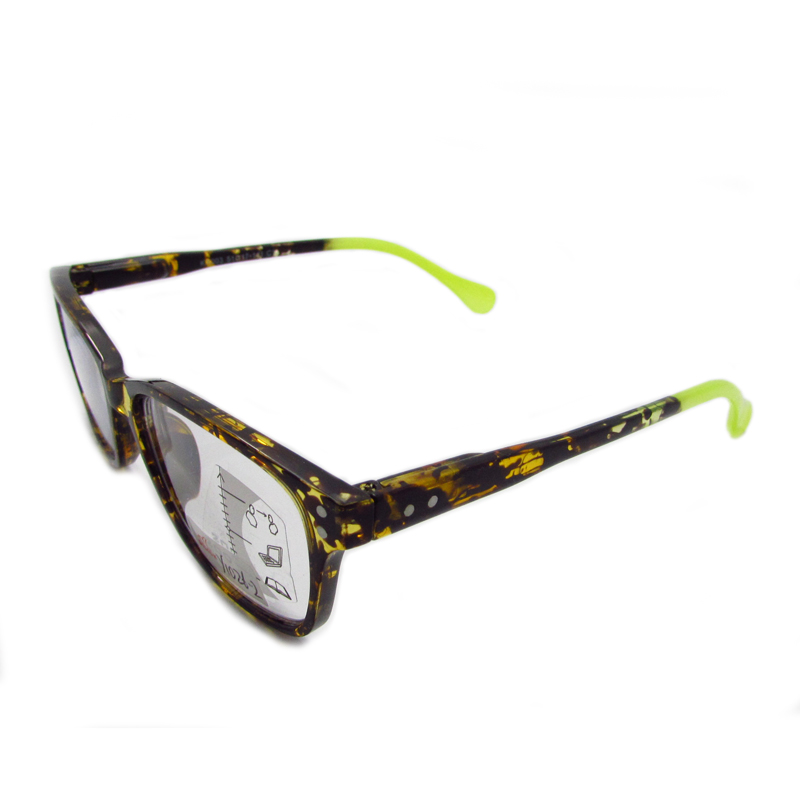Progressive multifocus PC reading glasses with anti blue light
