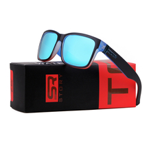Stock 2021 New High Quality Fashion Carbon Fiber Frame TR90 Sunglasses TAC Polarized Outdoor Cycling Sports Sunglasses for Mens