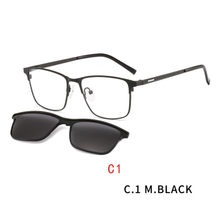 2 In1 Sun Glasses For Women Eyeglasses Frame With Magnet Clip On Sunglasses Female