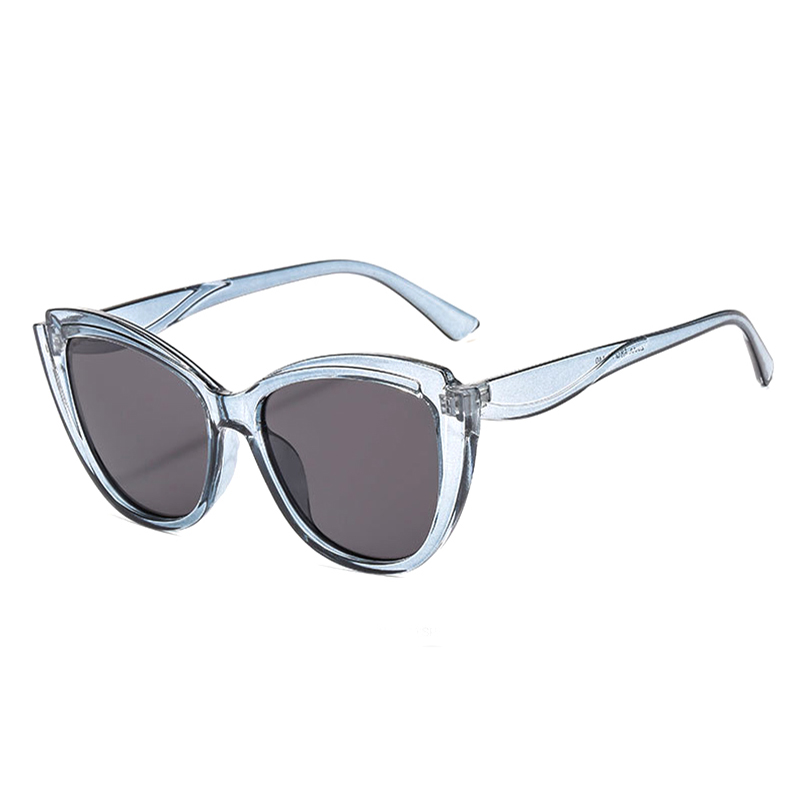 Sunglasses Anti-Ultraviolet Decorative Women Personalized Cat Eye Sun Glasses Fashion PC Big Frame Eyewear Wholesale
