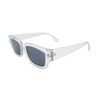 Wholesale Custom Logo New Trends Cheap Flat Frame Sun Glasses Wholesale Promotional Ins Sunglasses