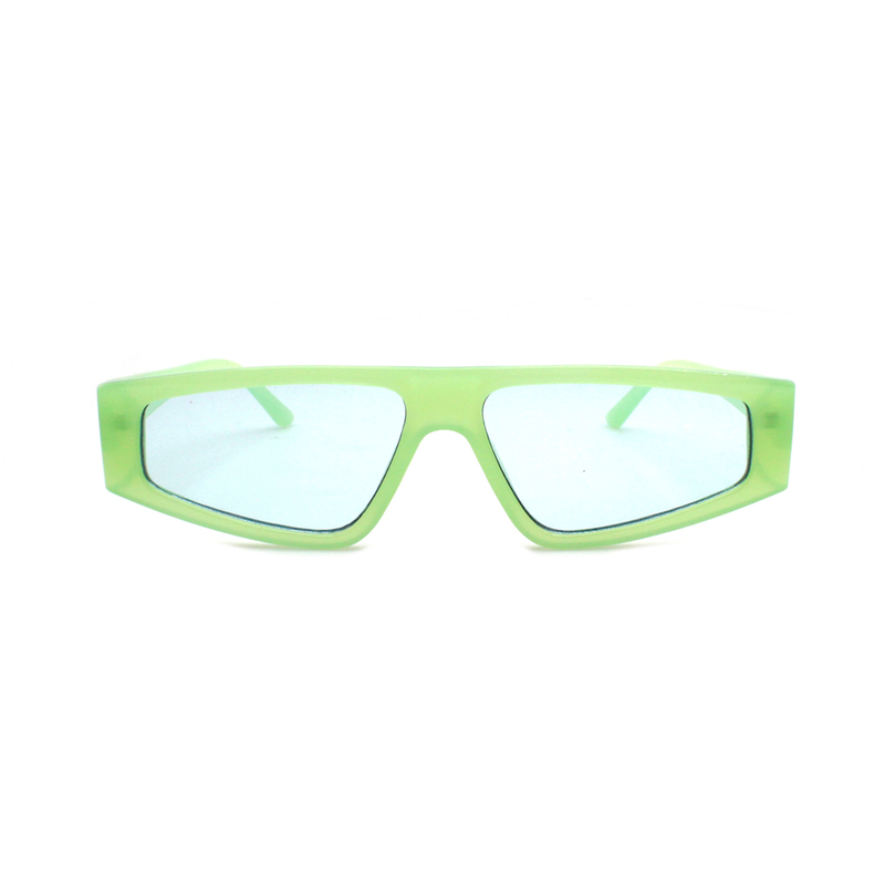 2021 New Fashion Trendy Colorful Polygon Ladies UV400 Shade PC Sunglasses