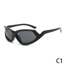 DILICN 2024 High quality attractive running dazzling coating sports sunglasses cycling cat eye sunglasses for men and women