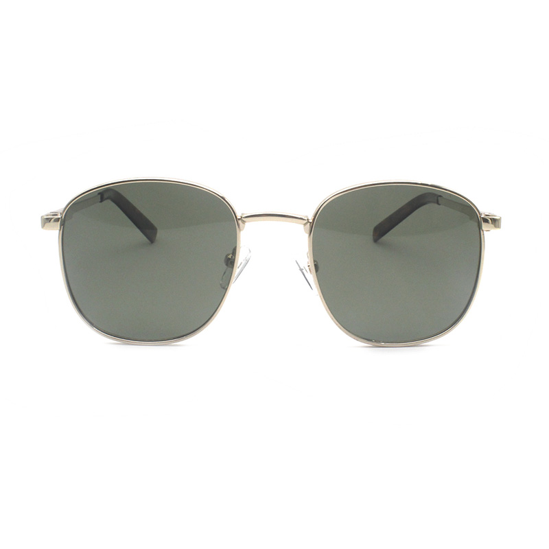 New Design Square Cute Men Women Fashion Eye Protect Metal Sunglasses