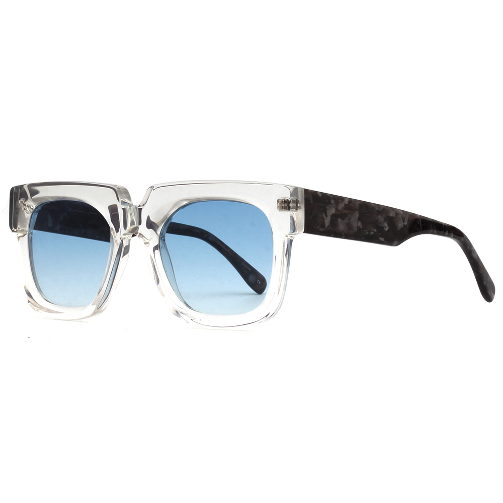 2022 Hot Sale Manufacturer Brand Design Fashion Custom Logo Unisex Trendy UV400 Acetate Polarized Sunglasses