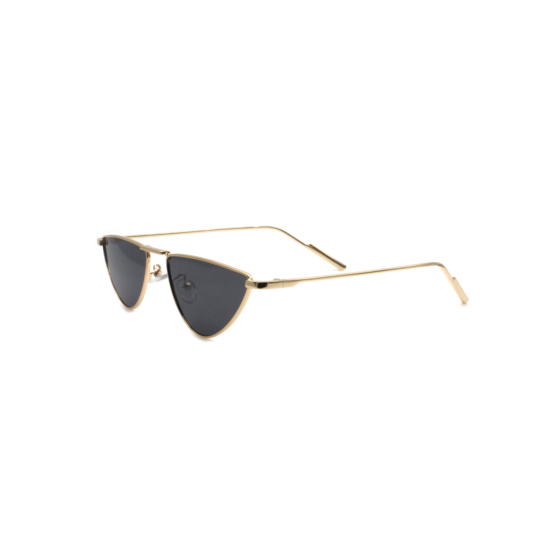 New Fashion Round Classic Metal Trilateral Frame Sunglasses Unisex Cheap Discount Wholesale Retro Sun Glasses
