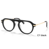 Vintage square acetate sunglasses for men and women