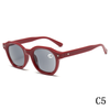 2024 New retro rice nail art anti-blue reading glasses anti-ultraviolet driving men's and women's reading glasses sunglasses
