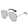 2024 New Fashion sun glasses vintage retro customized luxury eyewear metal logo custom sunglasses