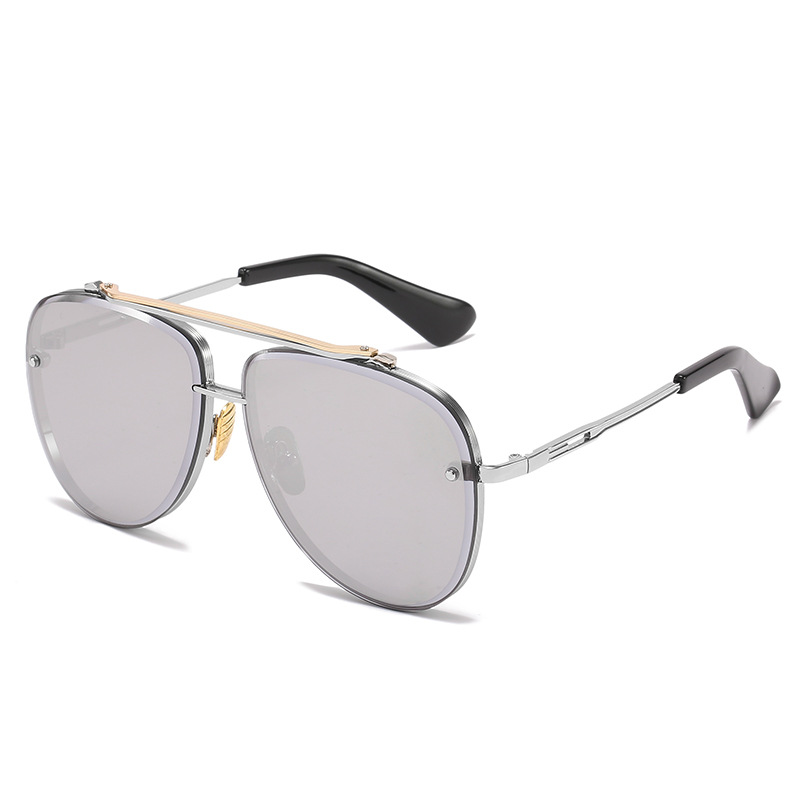 2024 New Fashion sun glasses vintage retro customized luxury eyewear metal logo custom sunglasses