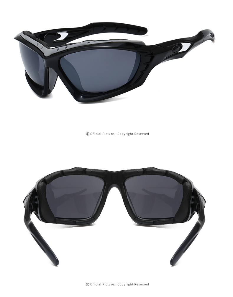 Sports Sunglasses Sponge Frame UV400 Running Cycling Fishing Glasses Men Women