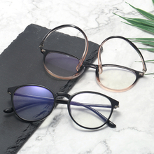 Anti Blue Light Glasses Men Gaming Round Blocking Blue Ray Classic TR90 Women Protection Eyeglasses for Computer Work