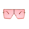 Newest 2022 Designer Big Cool Vogue Frame Square Outdoor Sun Metal Sunglasses