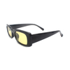 2022 Classic Retro Ladies Clear Rimless Square Lentes De Sol Trendy Sunglasses Vintage Small Rectangle Ocean Plastic Sunglasses