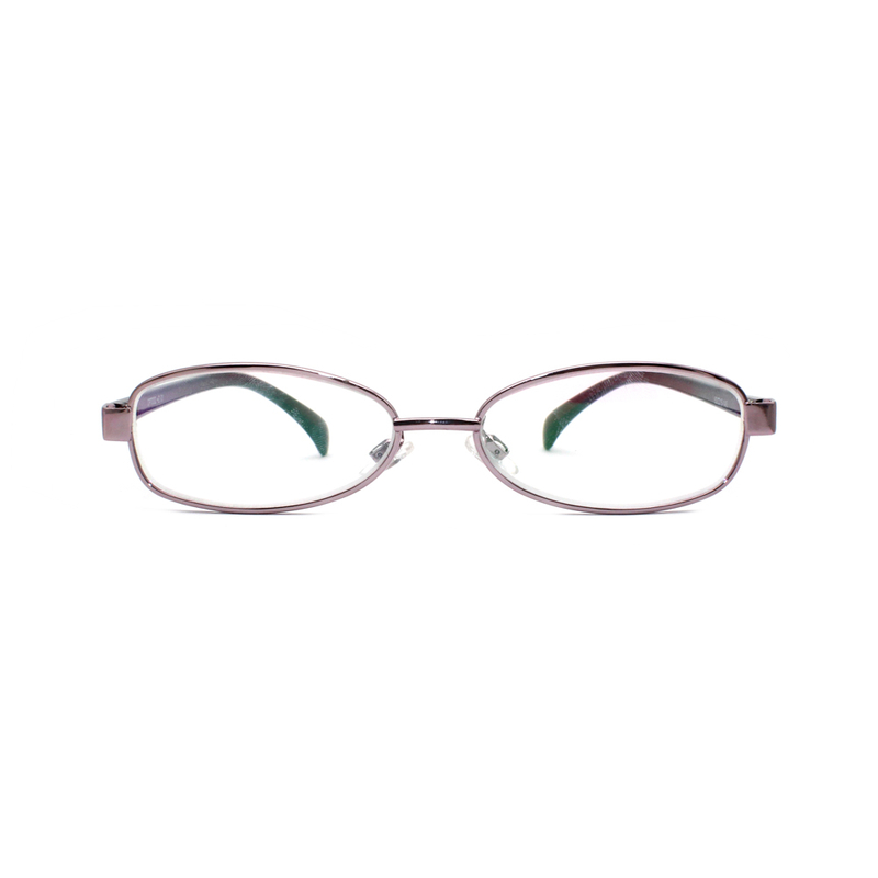 China custom Hot Trending Classic Retro Metal Frame Round Female Popular Oval metal oval reading glasses