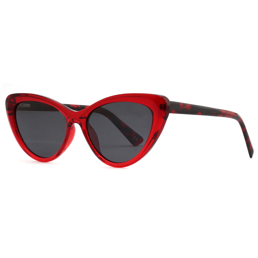 2022 Fashion Designer Shades Cat Eye Acetate Polarized Sunglasses Women