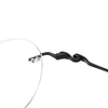 Ready Stock Rimless Eyeglasses Retro Square Spectacles Frame Metal Optical Frames