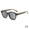 2024 New retro rice nail art anti-blue reading glasses anti-ultraviolet driving men's and women's reading glasses sunglasses