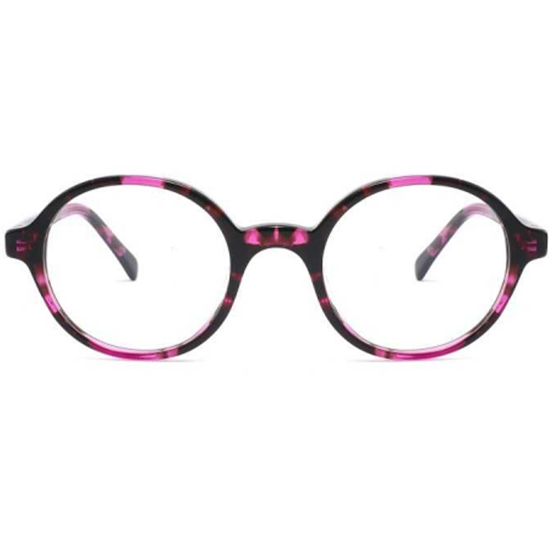 DILICN new Kids acetate fiber optical frame round frame color Interchangeable sun lenses FG1020