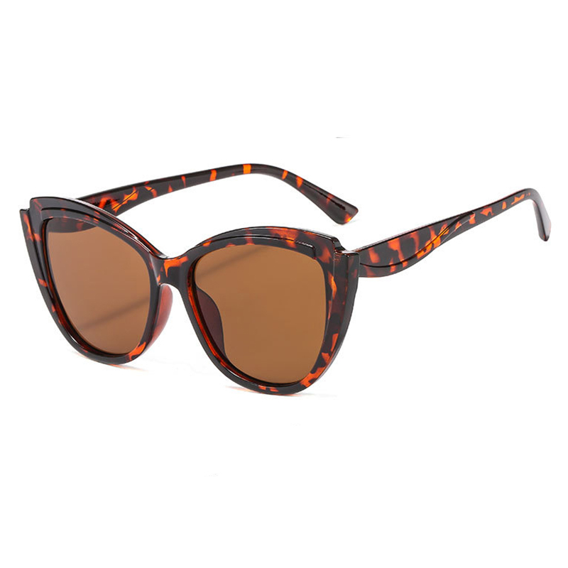 Sunglasses Anti-Ultraviolet Decorative Women Personalized Cat Eye Sun Glasses Fashion PC Big Frame Eyewear Wholesale