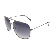 2022 Cool Design Men Square Pilot Decoration Glasses UV400 Eye Protect Sunglasses