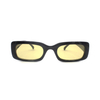 2022 Classic Retro Ladies Clear Rimless Square Lentes De Sol Trendy Sunglasses Vintage Small Rectangle Ocean Plastic Sunglasses