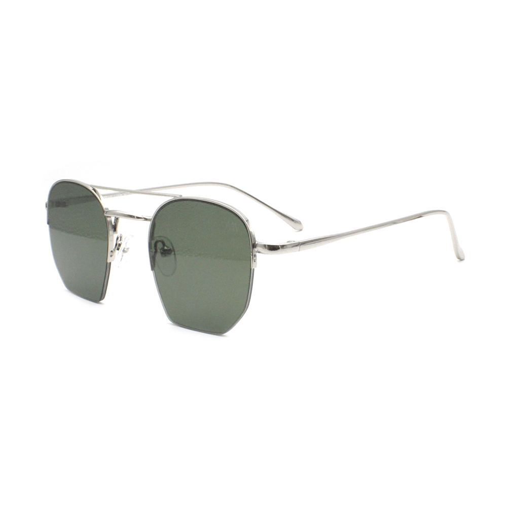 Wholesale China 2022 New Square Frame Vintage Metal Men and Women Fashion Sunglasses