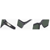 Acetate Sunglasses Polarized Shade Square Unisex