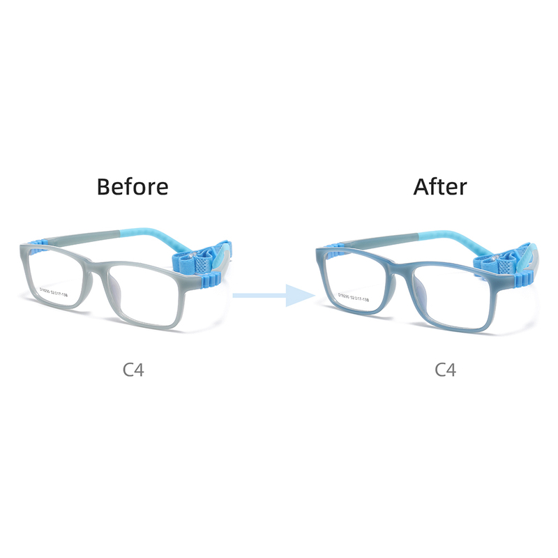 Photochromic Glasses Frames Kids Optical Glass Children Flexible Frame Eyeglasses Glasses with Strips