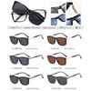 DILICN New 2023 Magnetic Clip Optical Frame, Women’s Polarized Lenses, Anti-Blue Light Glasses Fashion Glasses TR and Metal Mixed Materiale