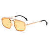 Vintage Metal Punk Men Women Sunglasses gafas de sol hombre Trendy Irregular Steampunk Shades Sun Glasses UV400