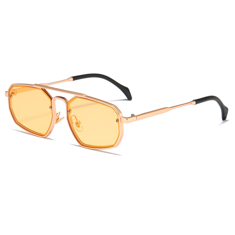 Vintage Metal Punk Men Women Sunglasses gafas de sol hombre Trendy Irregular Steampunk Shades Sun Glasses UV400