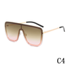 One-piece personality large frame one-piece internet celebrity trend couple sun visor glasses men's and women's sunglasses