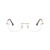 2 In 1 Men Women Polarized Optical Magnetic Sunglasses Clip Magnet Clip on Sunglasses Rimless Optical Frame