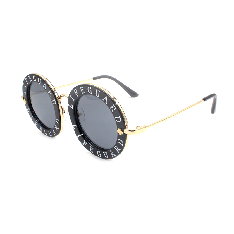 Newest Round Customized Style Fashion Eye Protection UV400 Unisex PC Sunglasses