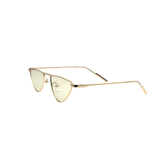 New Fashion Round Classic Metal Trilateral Frame Sunglasses Unisex Cheap Discount Wholesale Retro Sun Glasses