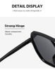 Retro Oversized Polarized Sunglasses for Women and Men Vintage Shades UV400 Classic Large Metal Sunglasses