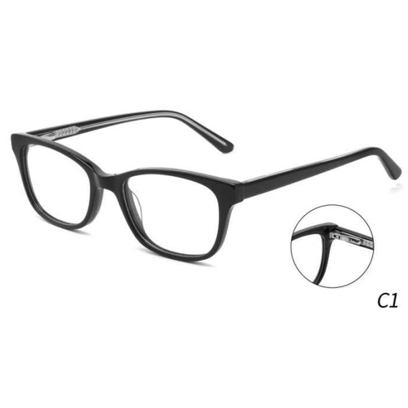 DILICN new Kids acetate fiber optical frame Cat eye style color Interchangeable sun lenses FG1092 fashion style Small frame type