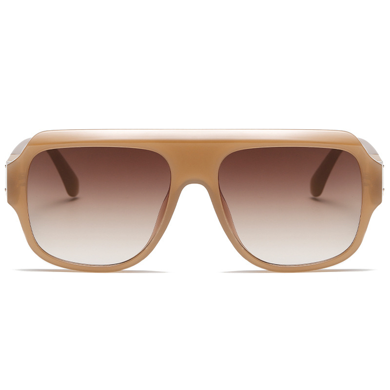 2025 New Luxury Fashion Square Frame Sunglasses Women's Trend Street Photography Classic UV400 Black Sunglasses