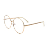 Fashion Round Oversized Round Stainless Steel Women's Metal Frame Polarized Sunglasses
