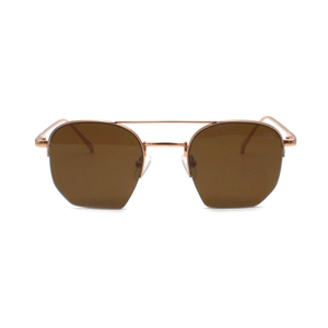 Wholesale China 2022 New Square Frame Vintage Metal Men and Women Fashion Sunglasses