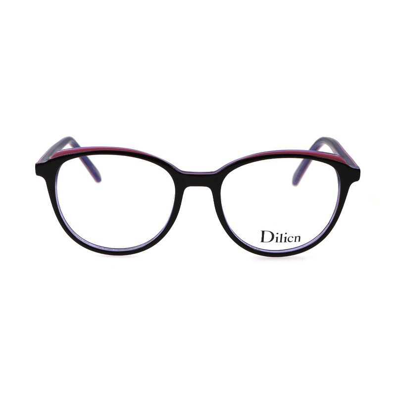 DILICN 2023 New Fashion Women's Acetate Optical Frame Model 23664 round frame