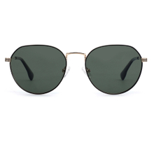 DILICN New Metal Sunglasses Unisex Polarized Retro Round Frame Sunglasses