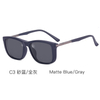 DILICN New 2023 Magnetic Clip Optical Frame, Women’s Polarized Lenses, Anti-Blue Light Glasses Fashion Glasses TR and Metal Mixed Materiale