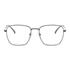 2 In1 Square Eyeglasses Frame Magnet Clip-On Sunglasses Men