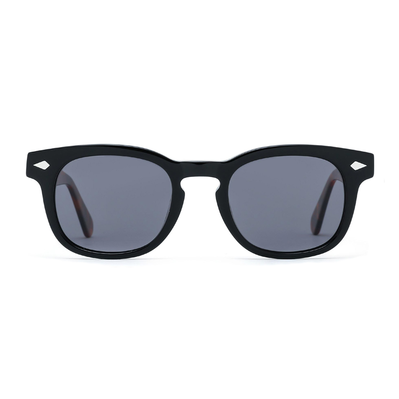Stock high quality 2022 acetate sunglass square polarized sunglasses