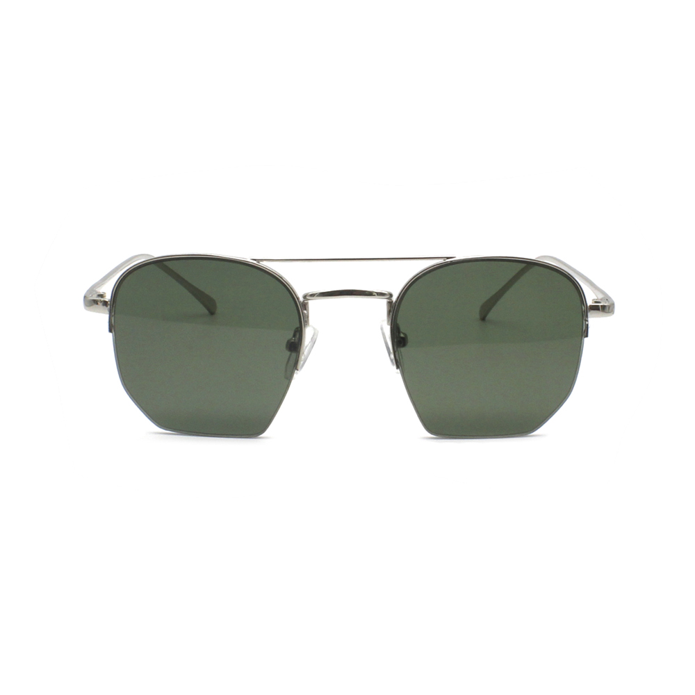 Wholesale China 2022 New Square Frame Vintage Metal Men and Women Fashion Sunglasses